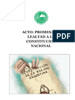 Acto - Promesa de Lealtad A La Constitucion Naciona - 240501 - 204747