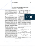 Training Feed Forward Networks With The Marquardt Algorithm