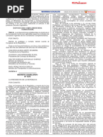 Normas Legales: Disposición Complementaria Transitoria Única.