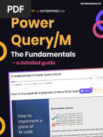 Fundamentals of Power Query and M - A Detailed Guide