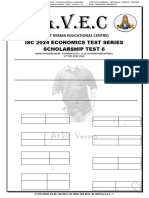 A.V.E.C's Monthly Test Series - August Month's ST - ISC 2024