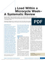 Training Load Within A Soccer Microcycle Week