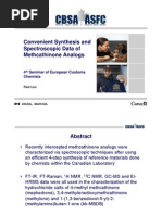 Paul Loo - Convenient Synthesis and Spectroscopic Data of Methcathinone Analogs