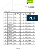 Certificado de Cotizaciones AFPModelo