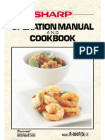 Operation Manual Cookbook: Microwave Oven