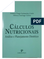 Cálculos Nutricionais Análise e Planejamento Dietético 1 Mesclado