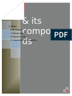 Chlorine and Its Compounds