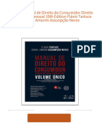 Manual de Direito do Consumidor Direito Material e Processual 10th Edition Flávio Tartuce & Daniel Amorim Assunpção Neves download pdf