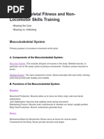 Musculoskeletal Fitness