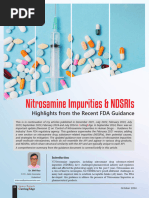 Nitrosamine Impurities & NDSRI's