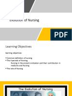 Evolution of Nursing Part 1