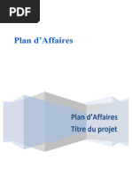 Plan D'affaire