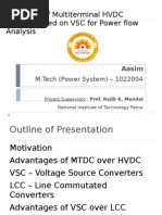 Modelling of MTDC Based On VSC For Power Flow Analysis - 12.10.11