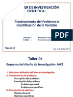 Taller Del Problema e Identificacion de Las Variables