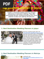 Best Destination Wedding Planners in Jaipur