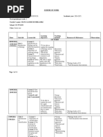 S1 Biology Scheme of Work 2024-2025