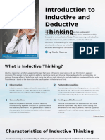 Introduction To Inductive and Deductive Thinking