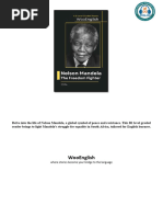 Nelson Mandela The Freedom Fighter English Learning Ebook Cover-WooEnglish