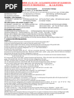 PERIODIC PROPERTIES - XI-assignment - 2024 Latest