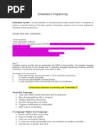 Embedded C Basic