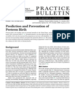 Prediction and Presentation of Preterm birth