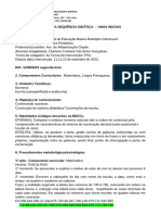 PLANO DA SEQUÊNCIA DIDÁTICA 1 semana -  Anos Iniciais 2023