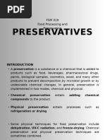 PRESERVATIVES 