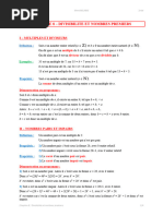 Leçon 2nde - Chapitre 8 - Divisibilité Et Nombres Premiers