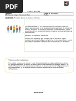 Guia 1 de Transformaciones Isométricas TRASLACIÓN