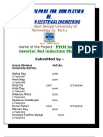 Project Report For Completion OF B. Tech. in Electrical Engineering