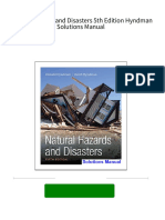 Natural Hazards and Disasters 5th Edition Hyndman Solutions Manual all chapter instant download