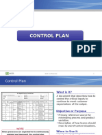 Training PPT for Control Plan Mr. GARV SINGH GOLDY