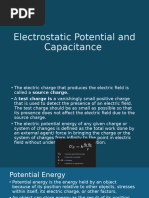 Electrostatic Potential and Capacitance