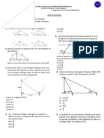 Lista de Questões - 1° Série