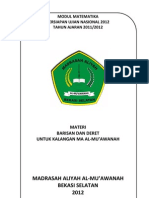 Modul Barisan Dan Deret