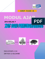 Modul Ajar Ilmu Pengetahuan Alam (IPA) - Modul Ajar Kelas 7 Perubahan Fisika dan Perubahan Kimia - Fase D