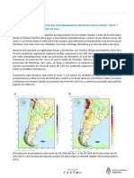 Informe especial SMN por lluvias