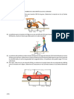 Problemas de Equilibrio de Cuerpo Rigido en El Plano y en El Espacio