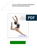 PDF Human Physiology From Cells to Systems 8th Edition Lauralee Sherwood Solutions Manual download