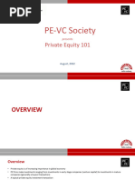 PEVC Society - Private Equity 101