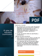  Plan de estudios de la escuela dominical