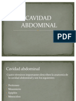 Espacios Intra Abdominales