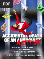 Accidental Death of An Activist 2024 Programme