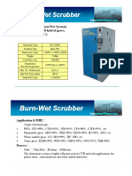 Burn-Wet Scrubber