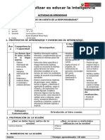 Comunicacion-"Leemos Un Cuento de La Responsabilidad" - Dia 25 de Marzo