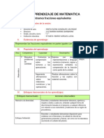 SESION DE APRENDIZAJE DE MATEMATICA Faciones