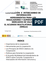 Importancia de La Cooperación Internacional e Intercambio de Información en Los Mercados de Valores