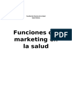 funciones del marketing en salud