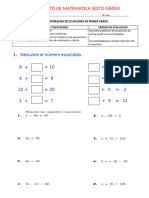 RESOLVEMOS PROBLEMAS DE ECUACIONES DE PRIMER GRADO