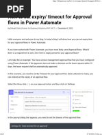 How To Set Expiry - Timeout For Approval Flows in Power Automate - Debajit's Power Apps & Dynamics 365 Blog